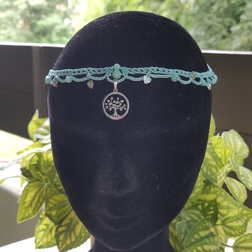 Bijoux de tête shoker et pierres naturelles