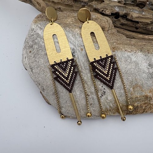 Boucles d’oreilles sati