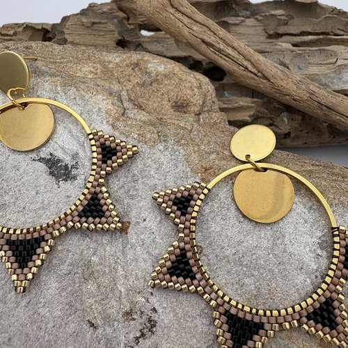 Boucles d’oreilles méli