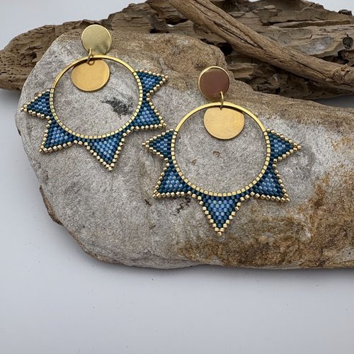 Boucles d’oreilles méli