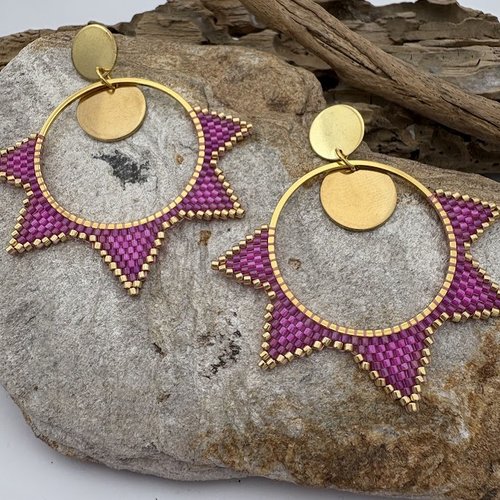 Boucles d’oreilles méli