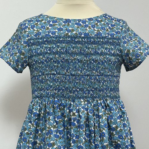 Robe à smocks liberty