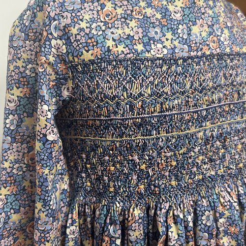 Robe à smocks liberty hiver