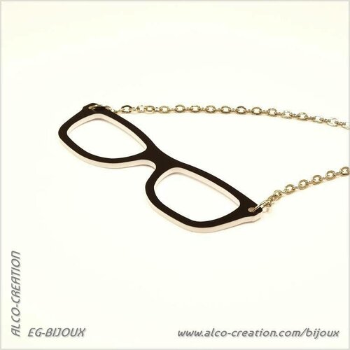 Collier lunettes "classiques" (grand modèle)