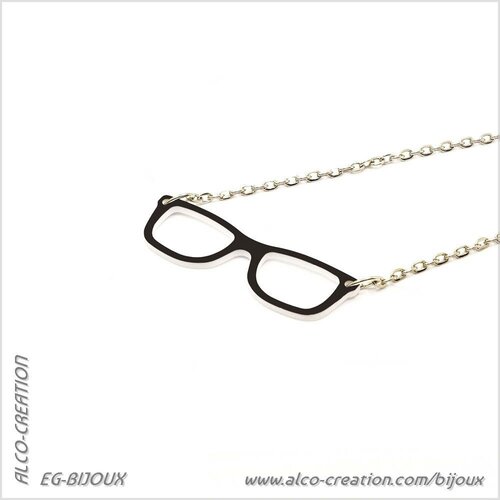 Collier lunettes "classiques" (petit modèle)