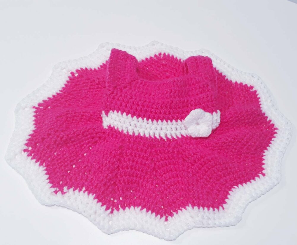 Vetement Bebe Fille Ensemble Robe Crochet Tricot Layette Laine Un Grand Marche