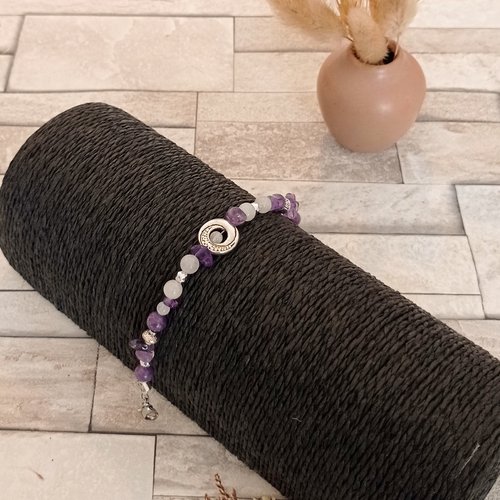 Bracelets en pierres naturelles "iris"