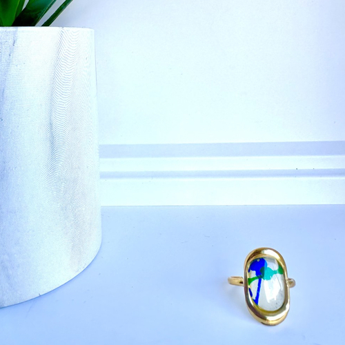 Bague acier inoxydable ajustable
