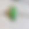 Bague verte en acier inoxydable