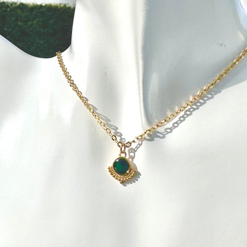 Collier acier inoxydable pendentif