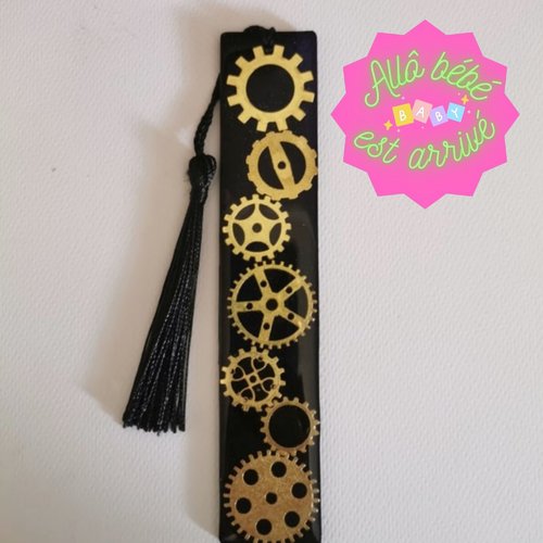 Marque page engrenage