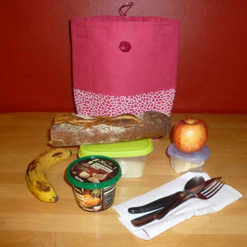 Lunch bag (g- m  fuchsia)