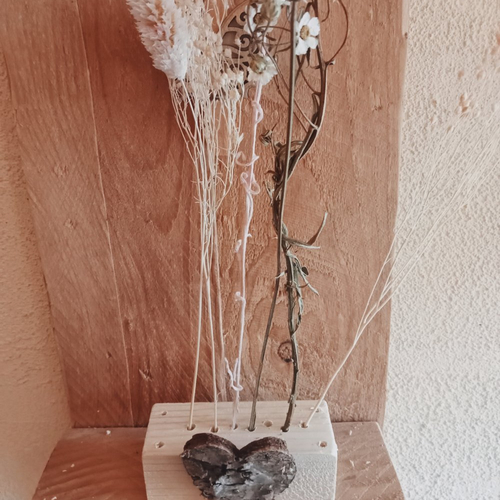 Support pour fleurs séchées