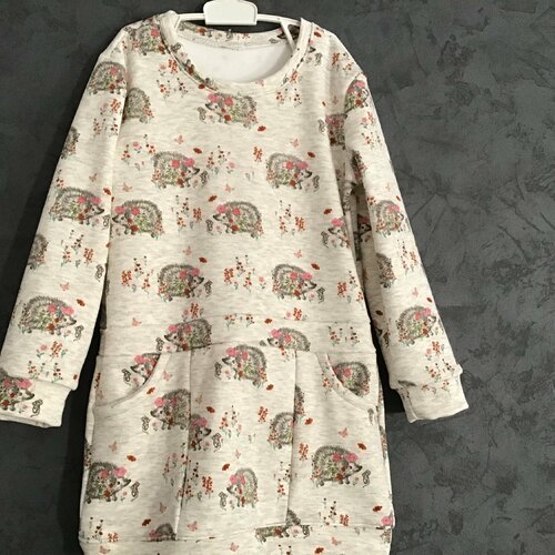 Robe d'hiver/polaire alpin / du 2 au 16 ans/ robe tunique