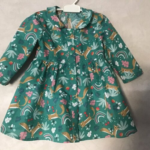 Robe enfant manches longues du 1an au 2 ans