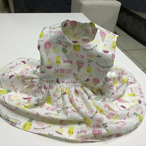 Robe  bébé et filles, du 3 mois au 2 ans, robe sans manche, robe d’été