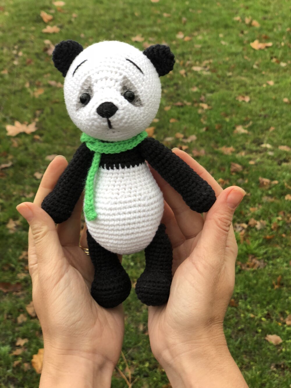 Amigurumi fasses du crochet Panda poupée pour lui-même fasses du crochet à tricoter Häkelset