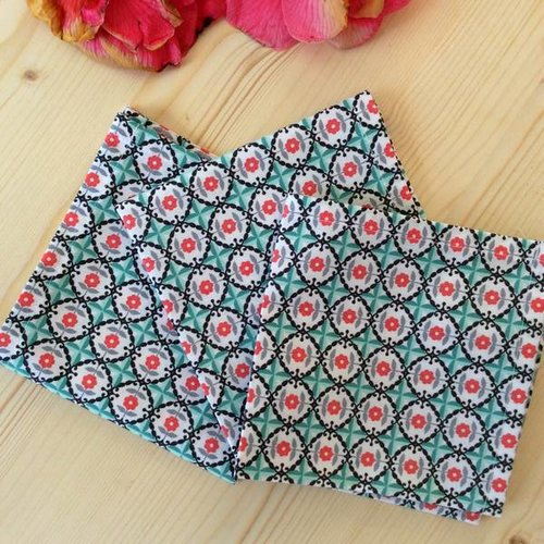 Mouchoirs lavables fantaisie "fleuris"