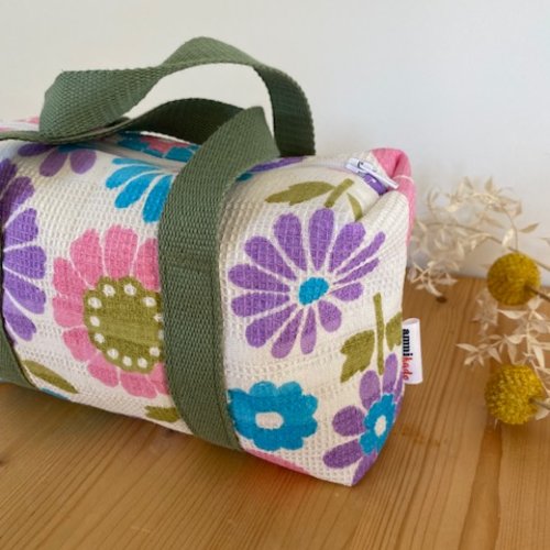 Trousse de toilette, nécessaire de beauté flower power