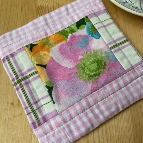 Dessous de tasse vintage façon patchwork