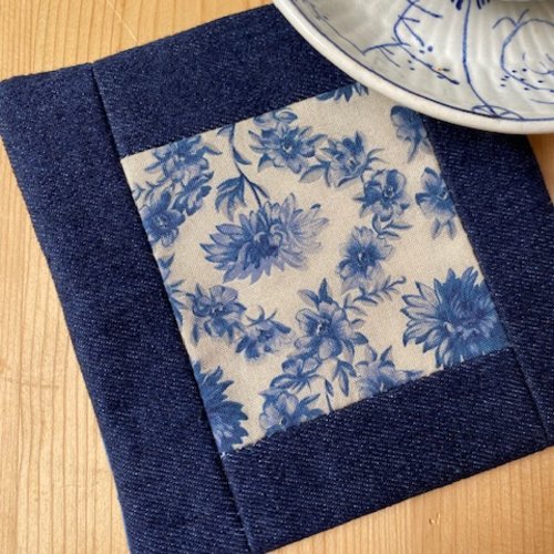 Dessous de tasse vintage façon patchwork