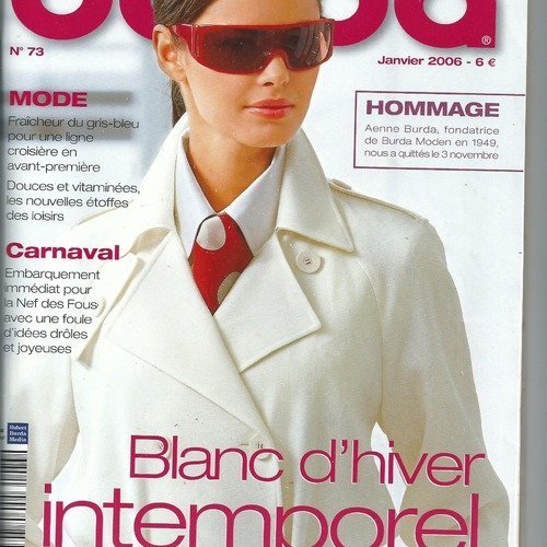 Burda tendance mode n° 73