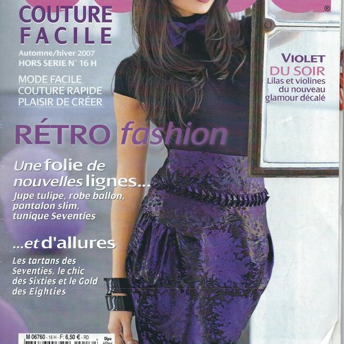 Burda couture facile n° 16 h