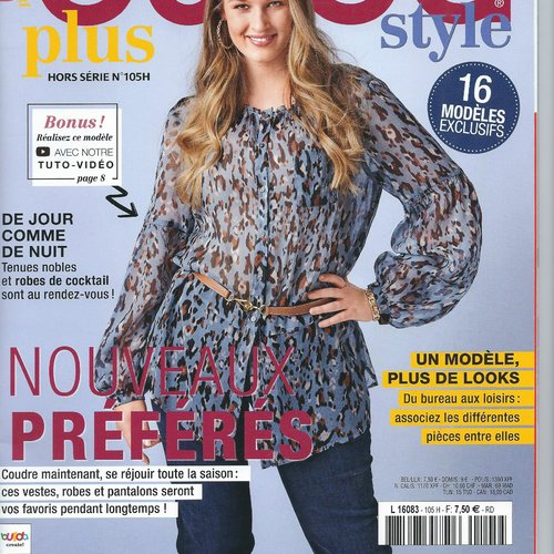 Magazine burda plus n° 105  h