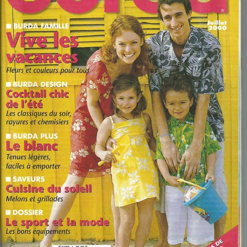 Magazine burda tendance mode n° 7