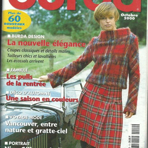 Magazine burda tendance mode n°10