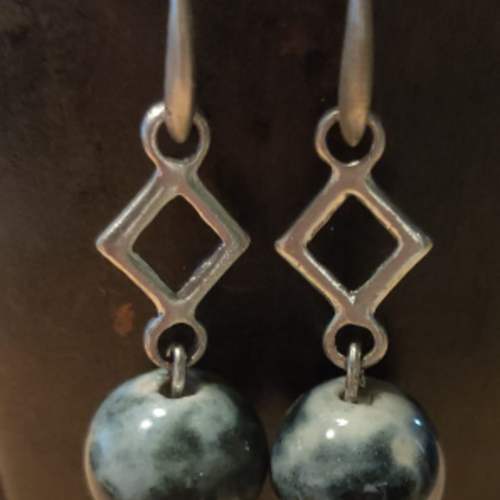 Boucles d'oreilles "brume"