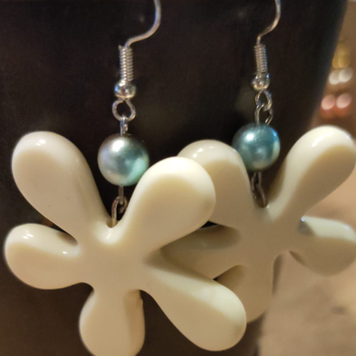 Boucles d'oreilles "marguerite"