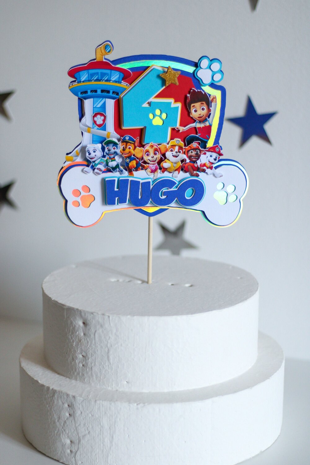 Cake topper pat'patrouille décoration anniversaire décoration