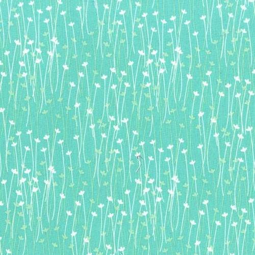 Tissu patchwork michael miller cx7510-mist-d : spring sprout mist - coupon 50 x 55 cm 