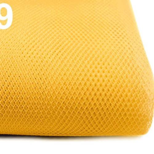 Tulle rigide pour voile 150cm 100 % polyamide - jaune soleil 19 / 1 m
