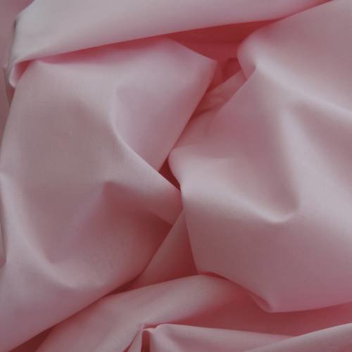 Toile à draps 100 % coton - fabriquée en france - grande largeur 240 cm - rose bonbon / 50 cm 