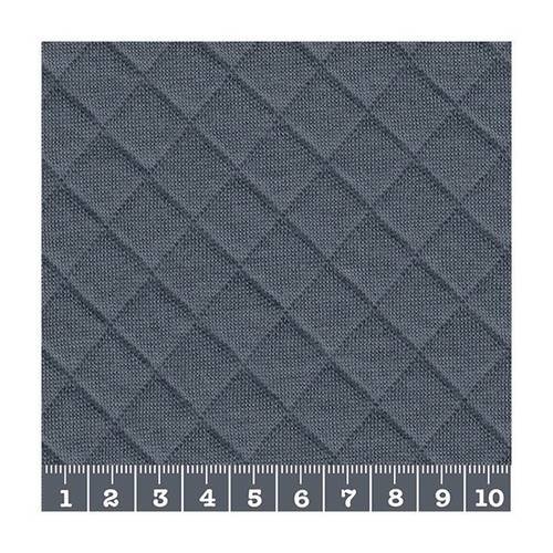 Tissu france duval stalla® jersey matelassé gris orageux n° 2173/ 10 cm 
