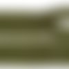 Fermeture éclair non séparable 30 cm - nylon maille 3 mm / vert militaire 268 