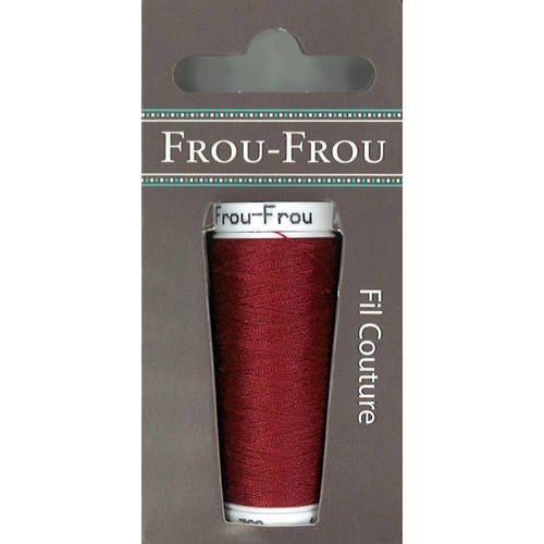 Fil couture frou-frou 100 % polyester 100 m / rubis éclatant 708 