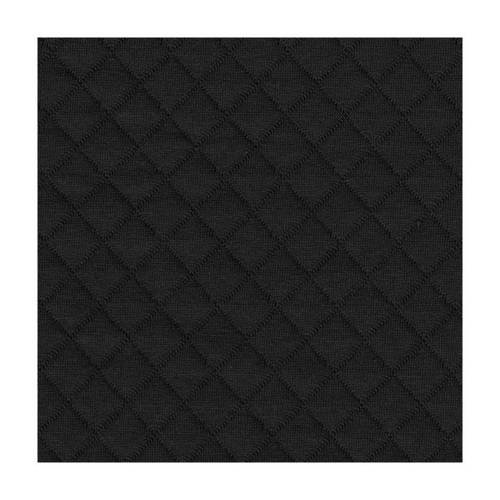 Tissu france duval stalla® jersey matelassé noir n° 999 / 10 cm 