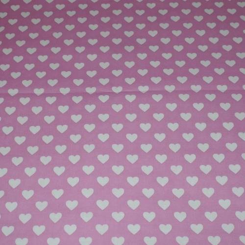 Tissu patchwork michael miller cx5920-orch-d : hearts all over peon - coupon 50 x 55 cm 
