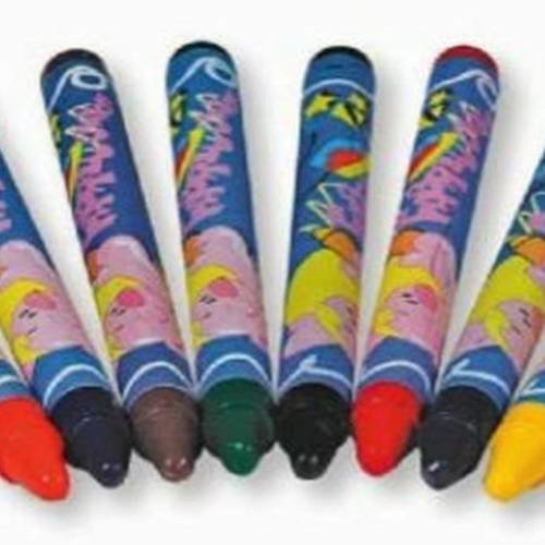 2nd choix : lot de 8 crayons de couleurs spécial textile