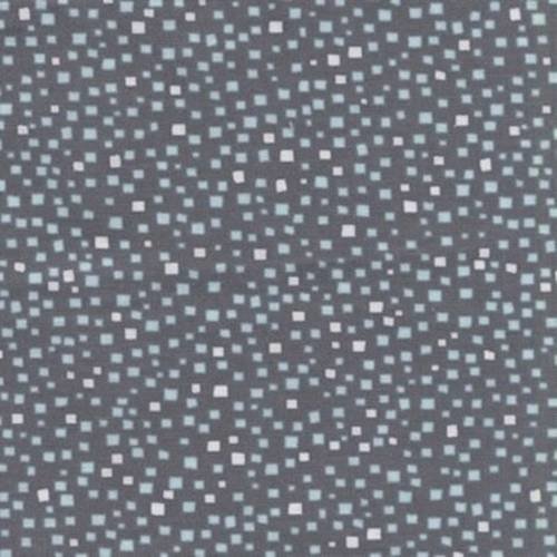 Tissu patchwork michael miller cx4830-seax-d : scatter square gris - coupon 50 x 55 cm 
