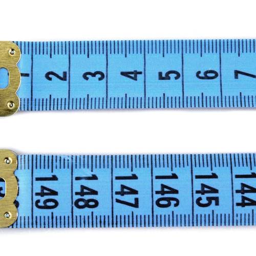 Mètre de couture avec boîte de rangement / 150 cm