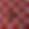 Tissu patchwork michael miller cx1492-redx-d : ta dot rouge/pois blanc - coupon 50 x 55 cm 