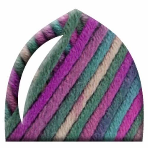 Laine à crocheter ou tricoter hatnut l'original fresh - vert/fuchsia n° 104