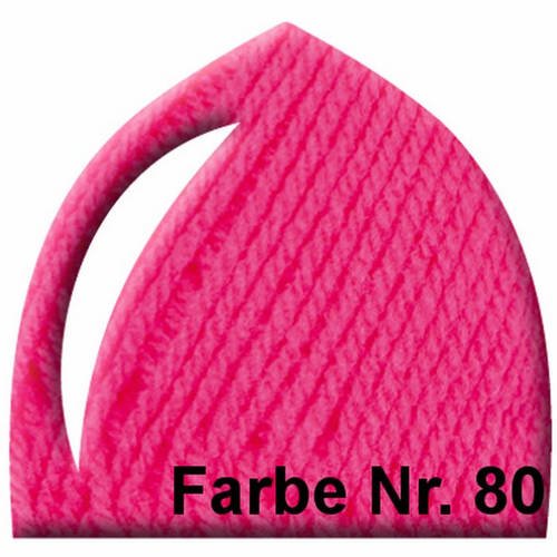 Laine à crocheter ou tricoter hatnut l'original xl55 - rose fluo n° 80