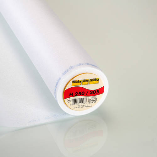 Vlieseline h 250 blanc, entoilage thermocollant standard / m