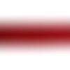 Morceau de 9,28 m : ruban sangle sergé coton largeur 14 mm - 97 rouge foncé