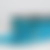 Ruban sangle sergé coton largeur 11 mm - 20 turquoise foncée / 1m